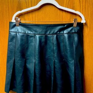 Abercrombie & Fitch Vegan Leather Skirt size large